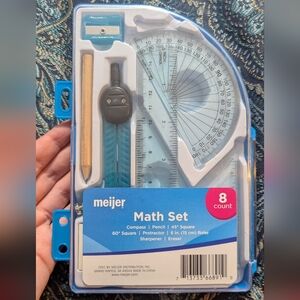 Meijer Math Set with Blue and White Tools